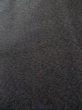 Photo16: L0616W Used Japanese men Brownish Black HAORI short jacket / Silk.    (Grade C) (16)