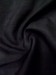 Photo17: L0616X Used Japanese men  Black HAORI short jacket / Silk.    (Grade D) (17)