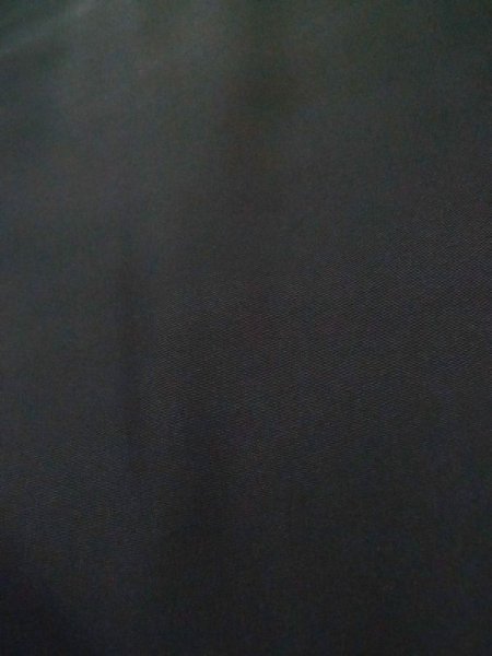 Photo9: L0630S Used Japanese men  Black Men's Kimono / Silk.    (Grade B) (9)