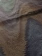 Photo9: L0706C Vintage Japanese Kimono Pale Dark Multi Color NAGOYA OBI sash Mountain Silk. (Grade A) (9)