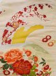 Photo4: L0706G Vintage Japanese Kimono Pale Light Pink NAGOYA OBI sash Flower circle Silk. (Grade D) (4)