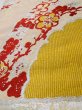 Photo9: L0706G Vintage Japanese Kimono Pale Light Pink NAGOYA OBI sash Flower circle Silk. (Grade D) (9)