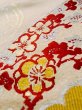 Photo10: L0706G Vintage Japanese Kimono Pale Light Pink NAGOYA OBI sash Flower circle Silk. (Grade D) (10)