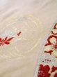 Photo11: L0706G Vintage Japanese Kimono Pale Light Pink NAGOYA OBI sash Flower circle Silk. (Grade D) (11)