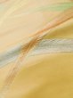 Photo8: L0707B Vintage Japanese Kimono  Pale Orange NAGOYA OBI sash Grass Silk. (Grade B) (8)