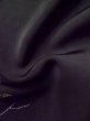 Photo12: L0713P Used Japanese women  Black HAORI short jacket / Silk. Leaf   (Grade B) (12)