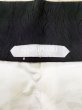 Photo3: L0713X Used Japanese women  Black HAORI short jacket / Synthetic. MOMIJI maple leaf,   (Grade A) (3)