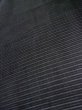 Photo9: L0713Z Used Japanese women  Black HAORI short jacket / Silk.    (Grade B) (9)