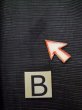 Photo14: L0713Z Used Japanese women  Black HAORI short jacket / Silk.    (Grade B) (14)
