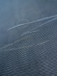 Photo8: L0720M Used Japanese women Dark Blue HAORI short jacket / Silk. Abstract pattern   (Grade B) (8)