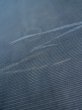 Photo8: L0720M Used Japanese women Dark Blue HAORI short jacket / Silk. Abstract pattern   (Grade B) (8)