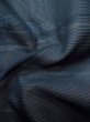 Photo12: L0720M Used Japanese women Dark Blue HAORI short jacket / Silk. Abstract pattern   (Grade B) (12)