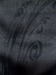 Photo5: Mint L0720N Used Japanese women Bluish Black HAORI short jacket / Silk. Abstract pattern   (Grade A) (5)