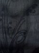 Photo6: Mint L0720N Used Japanese women Bluish Black HAORI short jacket / Silk. Abstract pattern   (Grade A) (6)