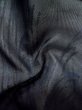 Photo10: Mint L0720N Used Japanese women Bluish Black HAORI short jacket / Silk. Abstract pattern   (Grade A) (10)