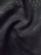 Photo13: Mint L0720X Used Japanese women  Black HAORI short jacket / Silk.  Base woven pattern: Lozenges, Diamond-shaped flowers, Crossed circles, Abstract pattern  (Grade A) (13)