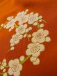 Photo11: L0727H Used Japanese women  Blue FURISODE long-sleeved / Silk. SAKURA cherry blossom,   (Grade C) (11)