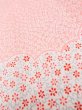 Photo10: L0727I Used Japanese womenPale Light Pink FURISODE long-sleeved / Silk. Flower,   (Grade C) (10)