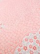 Photo11: L0727I Used Japanese womenPale Light Pink FURISODE long-sleeved / Silk. Flower,   (Grade C) (11)
