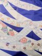 Photo8: L0727K Used Japanese womenPale Light Pink FURISODE long-sleeved / Silk. Bundle of Ribbons, Bundle of Ribbons, Diamond-shaped flowers, Crossed circles patterns  (Grade C) (8)