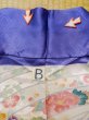 Photo25: L0727K Used Japanese womenPale Light Pink FURISODE long-sleeved / Silk. Bundle of Ribbons, Bundle of Ribbons, Diamond-shaped flowers, Crossed circles patterns  (Grade C) (25)