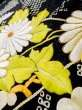 Photo15: L0727M Used Japanese women  Orange FURISODE long-sleeved / Silk. Peony,   (Grade B) (15)