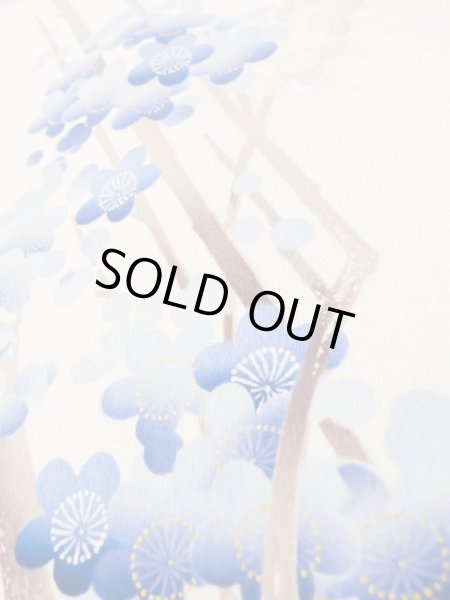 Photo21: L0727S Used Japanese womenPale Light Pink FURISODE long-sleeved / Silk. Kids,   (Grade C) (21)