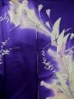 Photo5: L0727U Used Japanese women Vivid Purple FURISODE long-sleeved / Silk. Autumn bellflower,   (Grade B) (5)