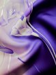 Photo18: L0727U Used Japanese women Vivid Purple FURISODE long-sleeved / Silk. Autumn bellflower,   (Grade B) (18)