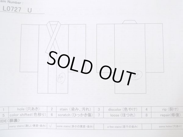 Photo20: L0727U Used Japanese women Vivid Purple FURISODE long-sleeved / Silk. Autumn bellflower,   (Grade B) (20)