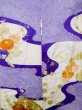 Photo6: L0727W Used Japanese women  White FURISODE long-sleeved / Silk. Chrysanthemum,   (Grade B) (6)