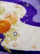 Photo23: L0727W Used Japanese women  White FURISODE long-sleeved / Silk. Chrysanthemum,   (Grade B) (23)