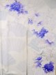 Photo5: L0727X Used Japanese women Light Purple FURISODE long-sleeved / Silk. Peony,   (Grade C) (5)