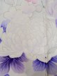 Photo12: L0727X Used Japanese women Light Purple FURISODE long-sleeved / Silk. Peony,   (Grade C) (12)