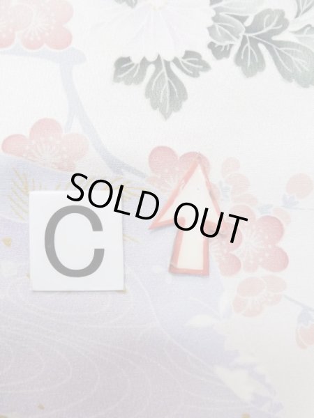 Photo27: L0727Z Used Japanese women Vivid Blue FURISODE long-sleeved / Silk. Peony, Screen, Shell tub pattern  (Grade C) (27)