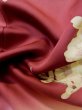 Photo18: L0728B Used Japanese women Pale Red FURISODE long-sleeved / Silk. Peony, Flower cart pattern  (Grade B) (18)