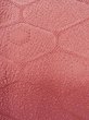 Photo7: Mint L0803H Used Japanese womenPale Grayish Pink HAORI short jacket / Silk. Geometrical pattern,   (Grade A+) (7)