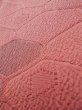 Photo10: Mint L0803H Used Japanese womenPale Grayish Pink HAORI short jacket / Silk. Geometrical pattern,   (Grade A+) (10)