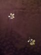 Photo4: L0803N Used Japanese women  Brown HAORI short jacket / Silk. Leaf,   (Grade B) (4)