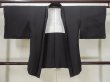 Photo1: Mint L0803Z Used Japanese women  Black HAORI short jacket / Synthetic.    (Grade A) (1)