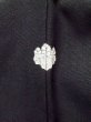 Photo3: L0804B Used Japanese women  Black HAORI short jacket / Synthetic.    (Grade C) (3)