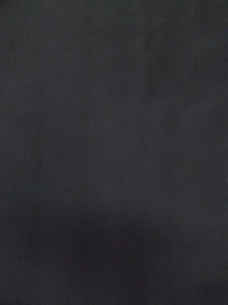 Photo12: L0824B Used Japanese men  Black Men's Haori / Silk.    (Grade D) (12)
