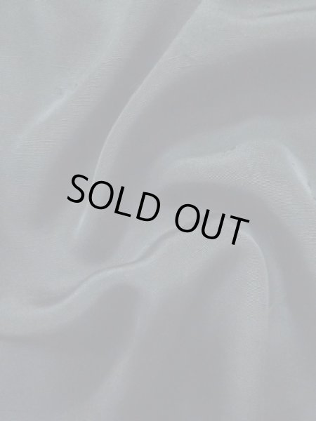 Photo9: L0824K Used Japanese men  Black Men's Haori / Silk.    (Grade B) (9)