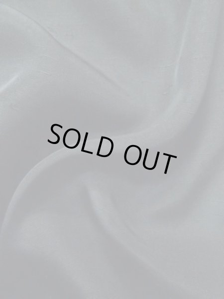 Photo10: L0824K Used Japanese men  Black Men's Haori / Silk.    (Grade B) (10)