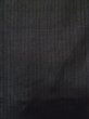 Photo6: L0824N Used Japanese men Dark Brown Men's Haori / Silk. Stripes   (Grade D) (6)