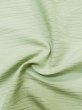 Photo13: L0826K Used Japanese women Pale Yellowish Green IROMUJI plain colored / Silk.    (Grade C) (13)