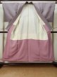 Photo2: L0826S Used Japanese womenPale Grayish Wisteria IROMUJI plain colored / Wool.    (Grade C) (2)