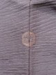 Photo3: L0826S Used Japanese womenPale Grayish Wisteria IROMUJI plain colored / Wool.    (Grade C) (3)