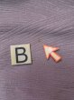 Photo16: L0826S Used Japanese womenPale Grayish Wisteria IROMUJI plain colored / Wool.    (Grade C) (16)
