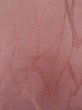 Photo6: L0826V Used Japanese womenPale Light Dark Red ORI woven / Silk.    (Grade C) (6)